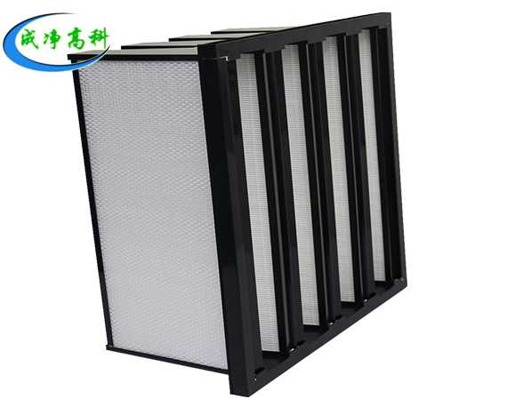 W type and efficient air filter 