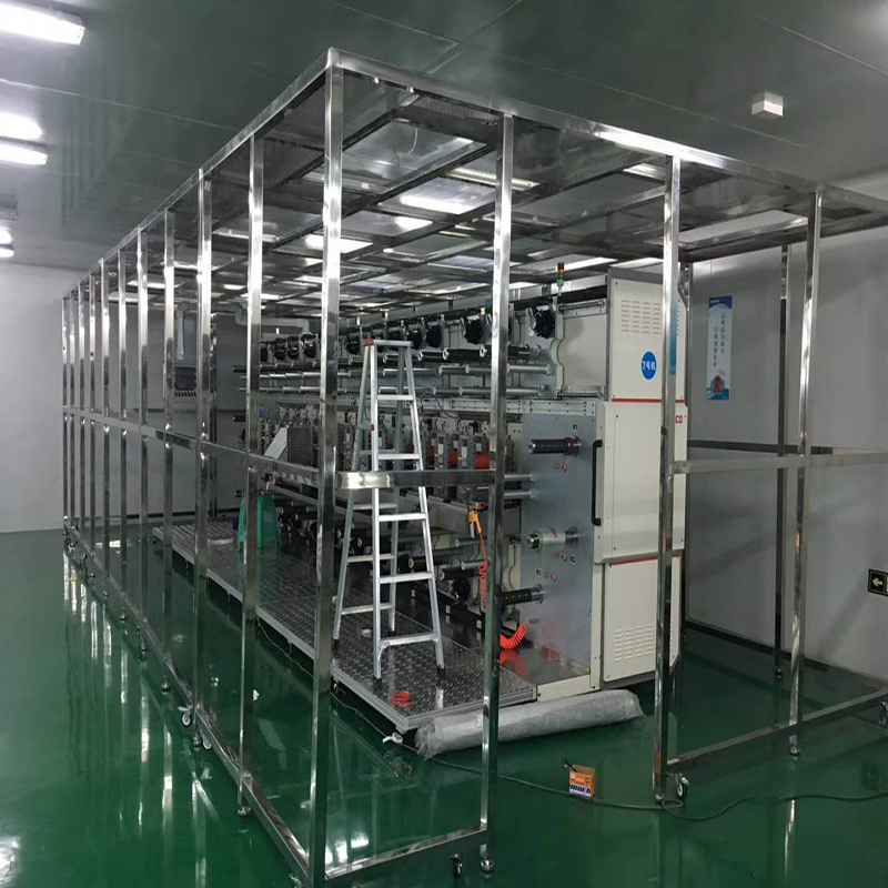 某洁净车间百级洁净棚安装